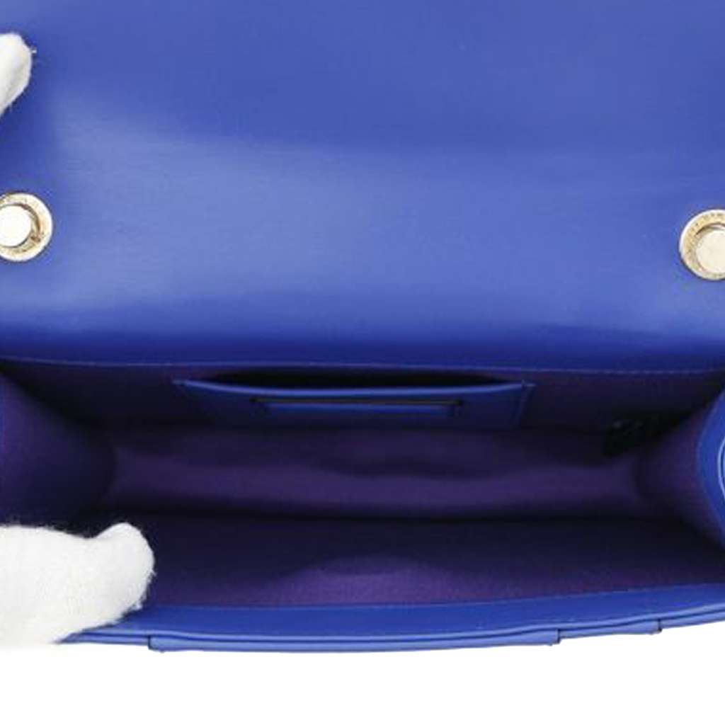 Bvlgari Small Leather Square Serpenti Forever Chain Crossbody - 4