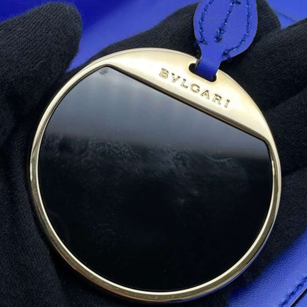 Bvlgari Small Leather Square Serpenti Forever Chain Crossbody - Side view