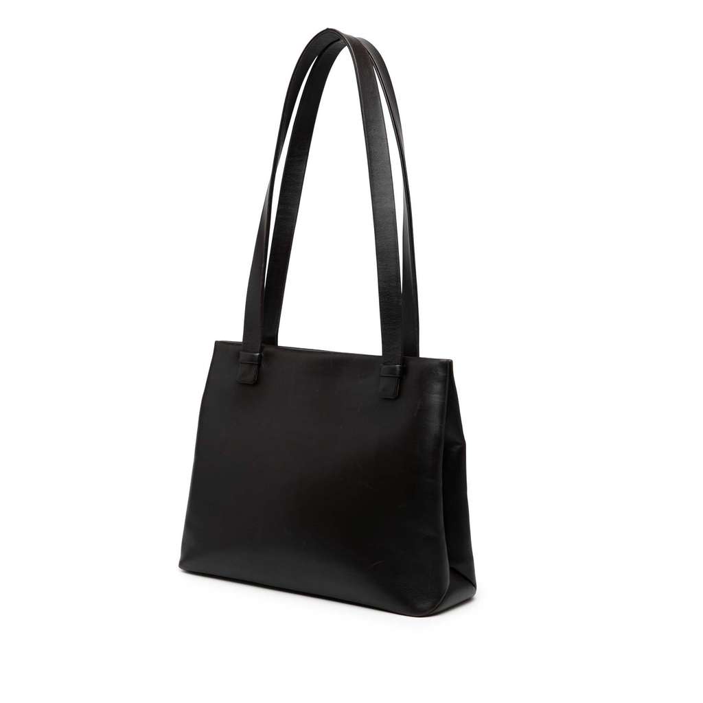 Chanel Small Calfskin Logo Shoulder Bag - 2