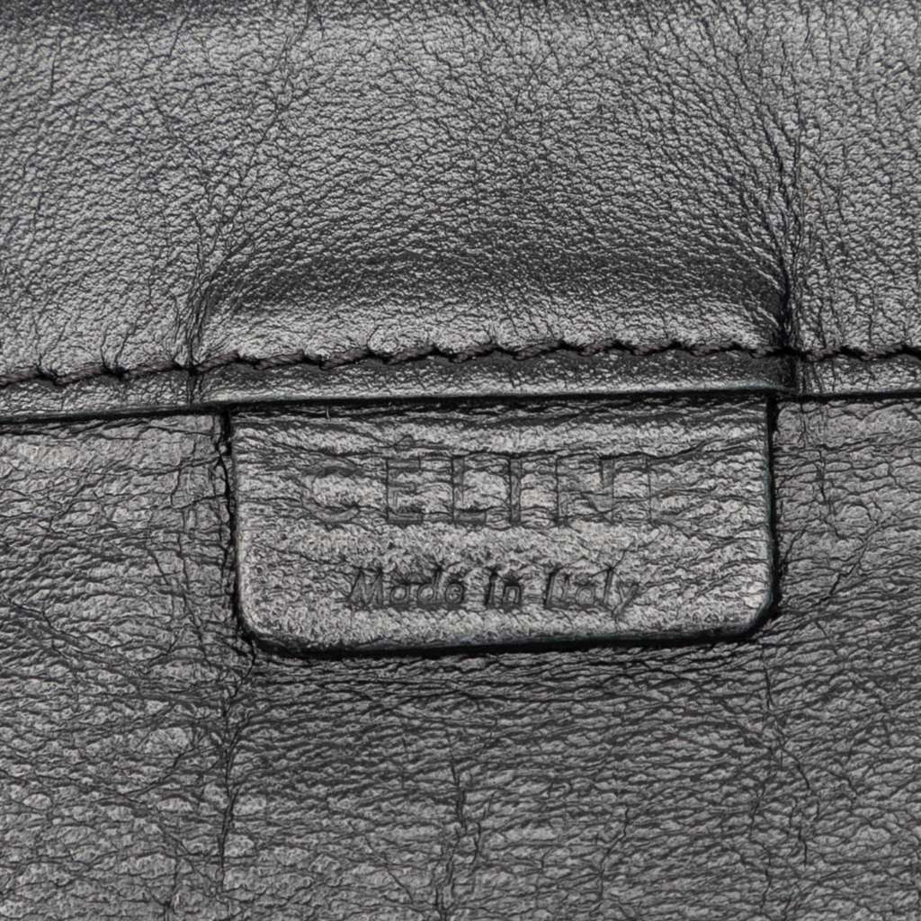 Celine Lambskin Zipped Tote - Side view