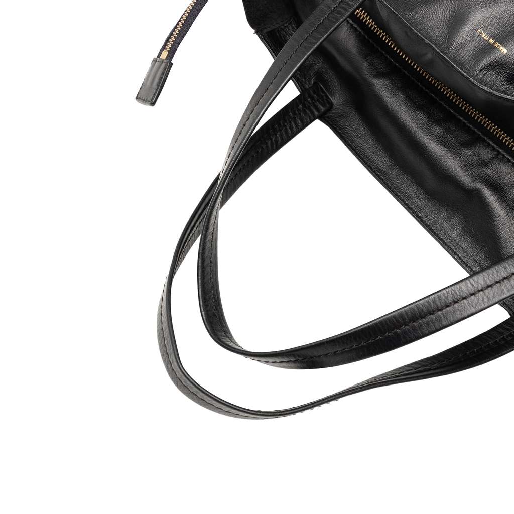 Celine Lambskin Zipped Tote - Image 10