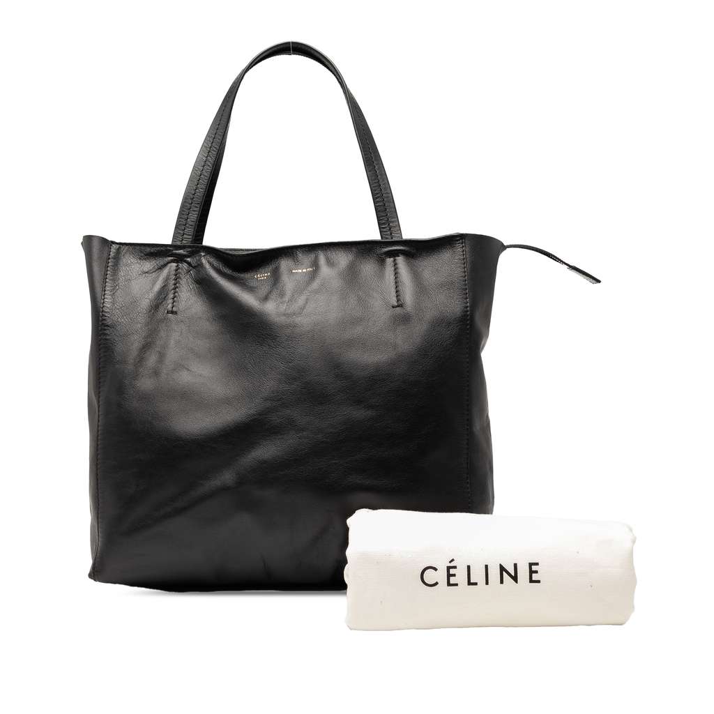 Celine Lambskin Zipped Tote - Image 12