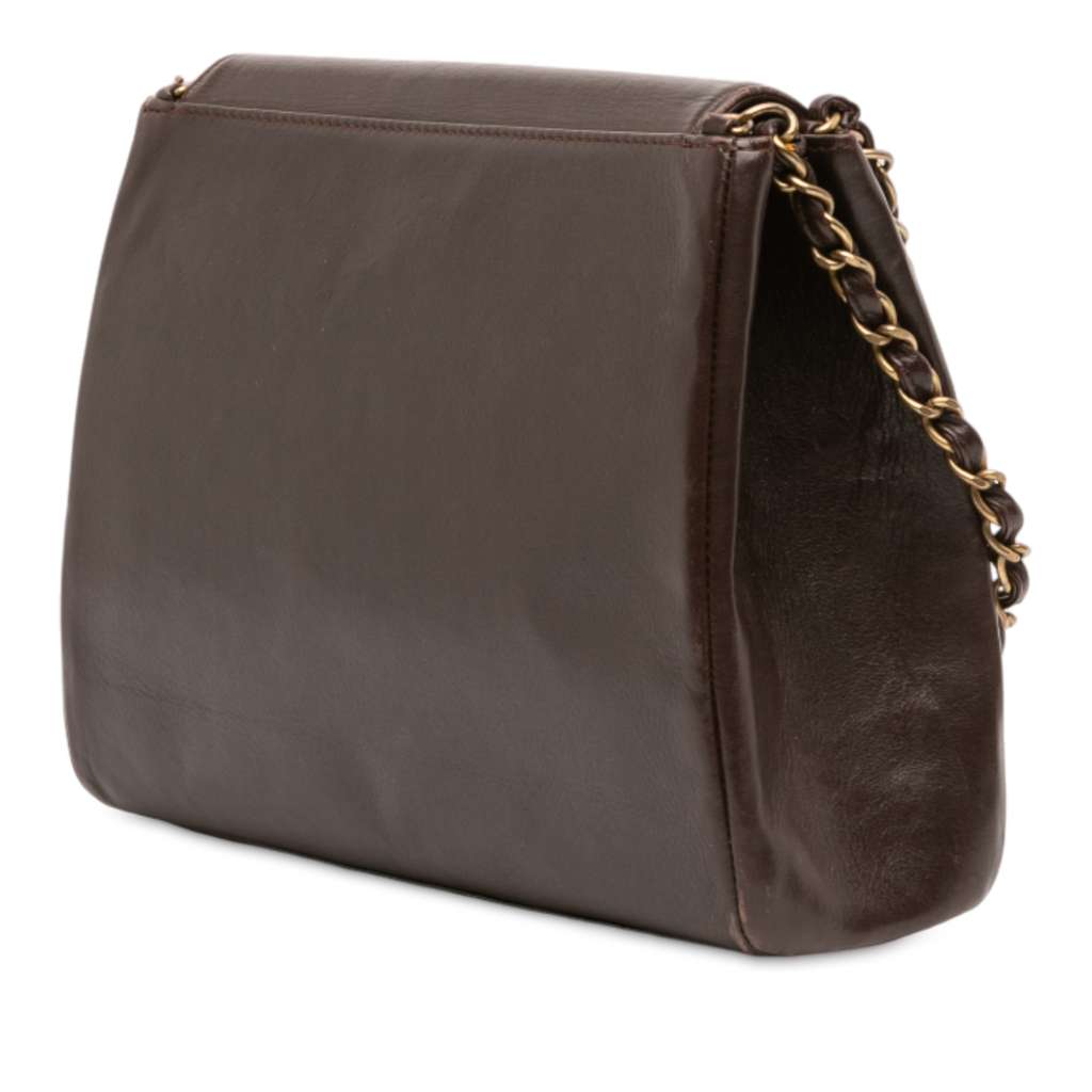 Chanel CC Lambskin Chain Shoulder Bag - 2