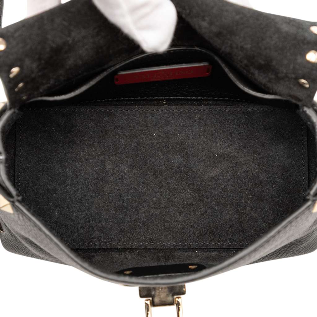 Valentino Mini Leather Rockstud Flap Crossbody - 4