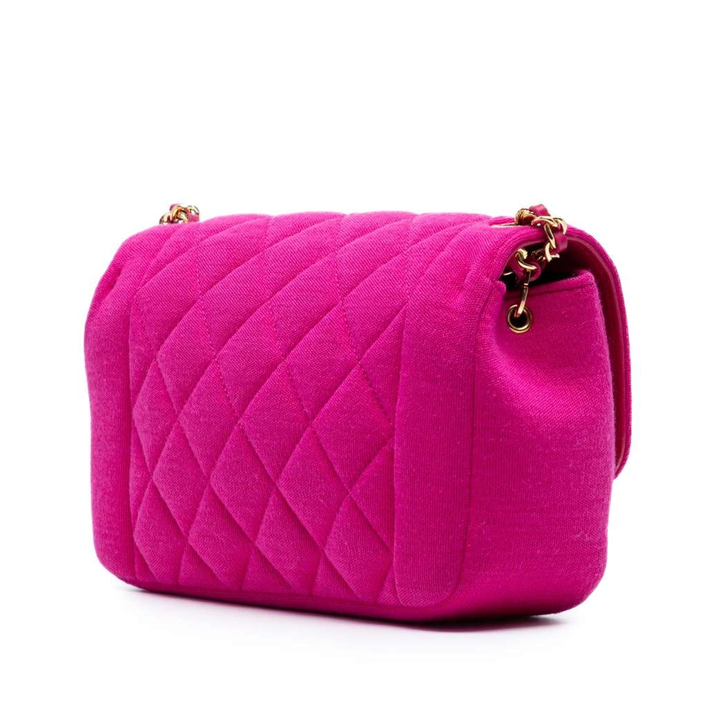 Chanel Mini Jersey Chic With Me Flap - Back view