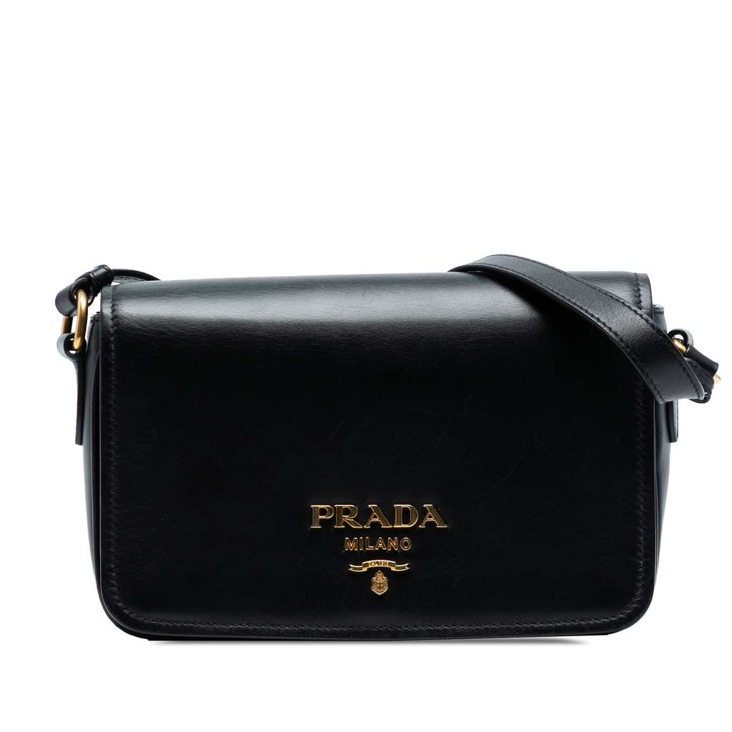 Prada City Calf Flap Crossbody