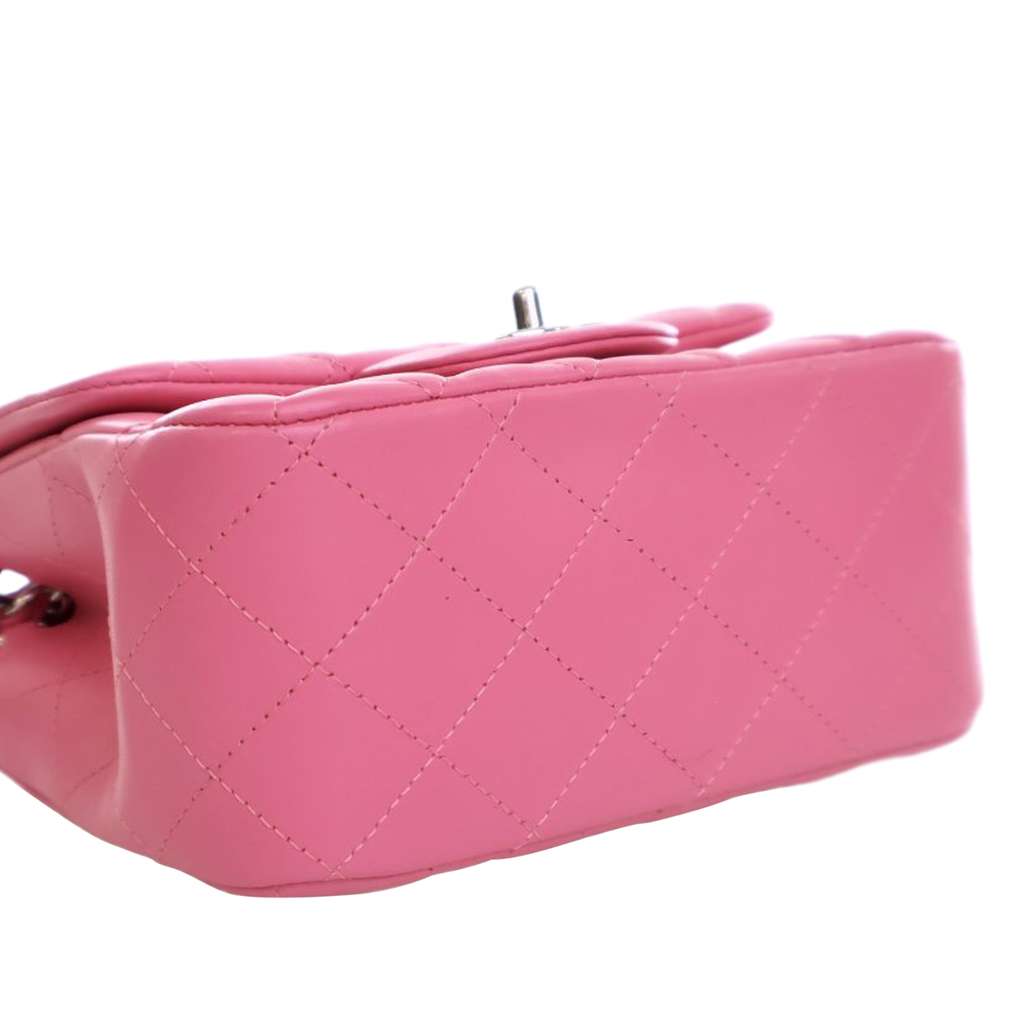 Chanel Mini Square Classic Lambskin Single Flap - Image 13