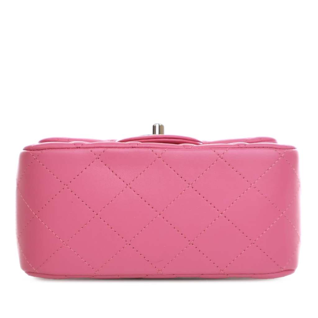 Chanel Mini Square Classic Lambskin Single Flap - Image 6