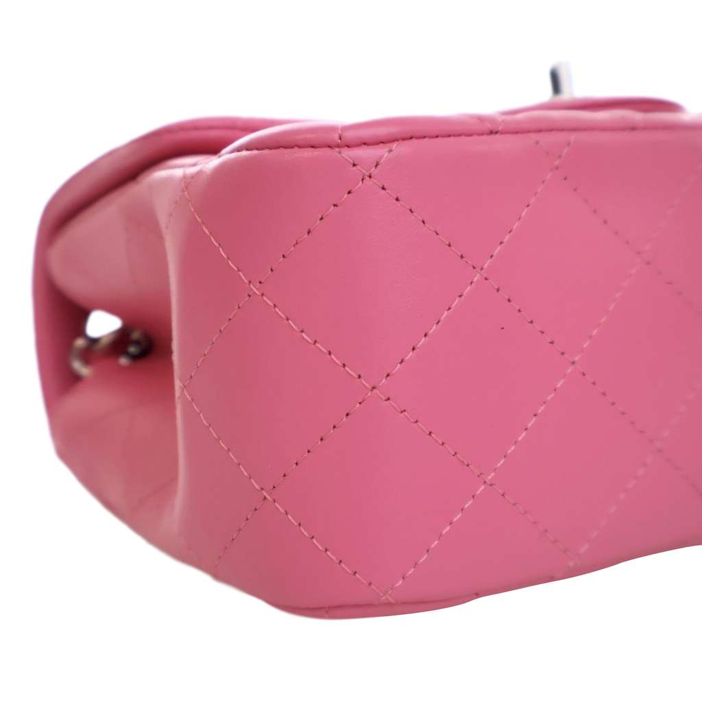 Chanel Mini Square Classic Lambskin Single Flap - Image 12