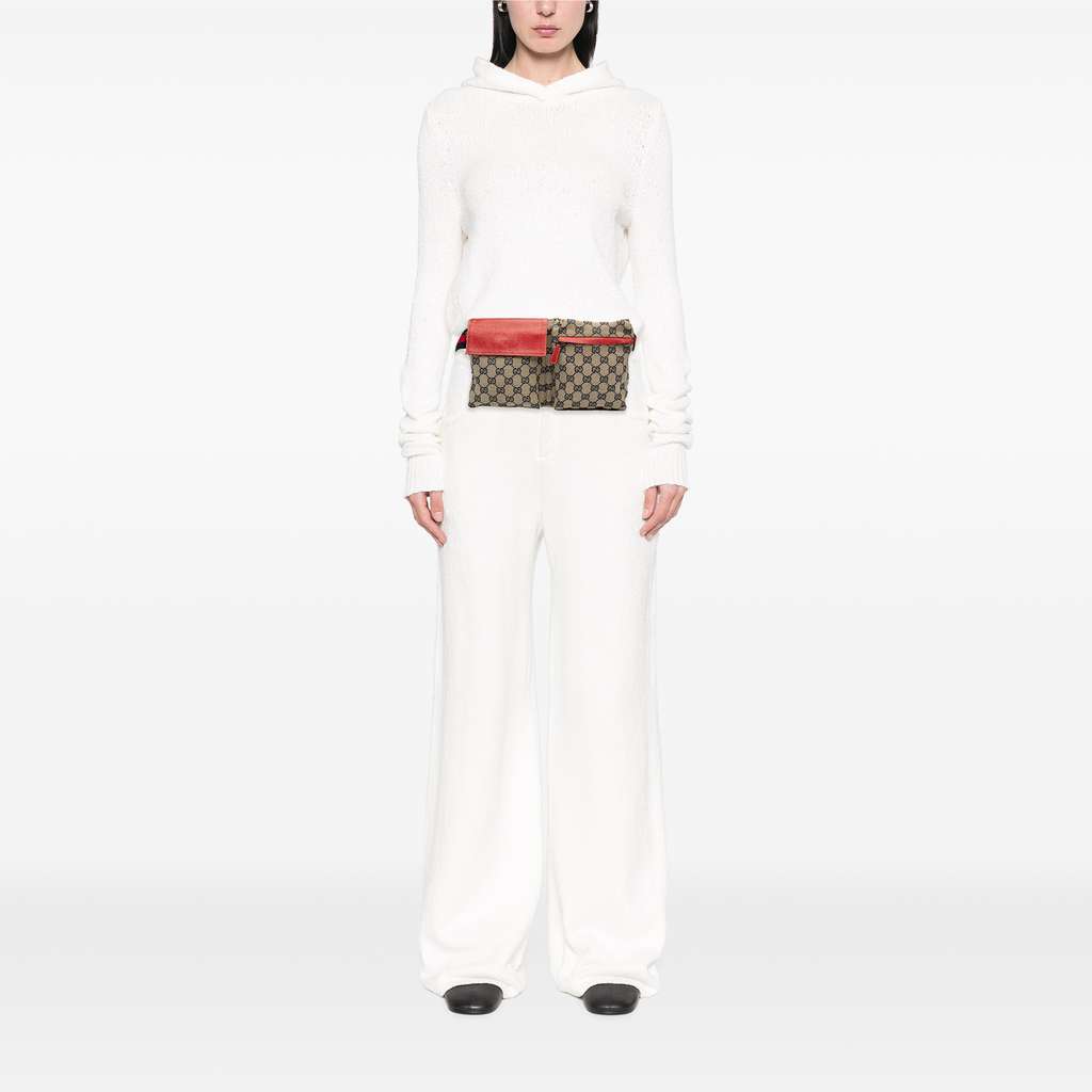 Gucci GG Canvas Web Double Pocket Belt Bag - Image 10