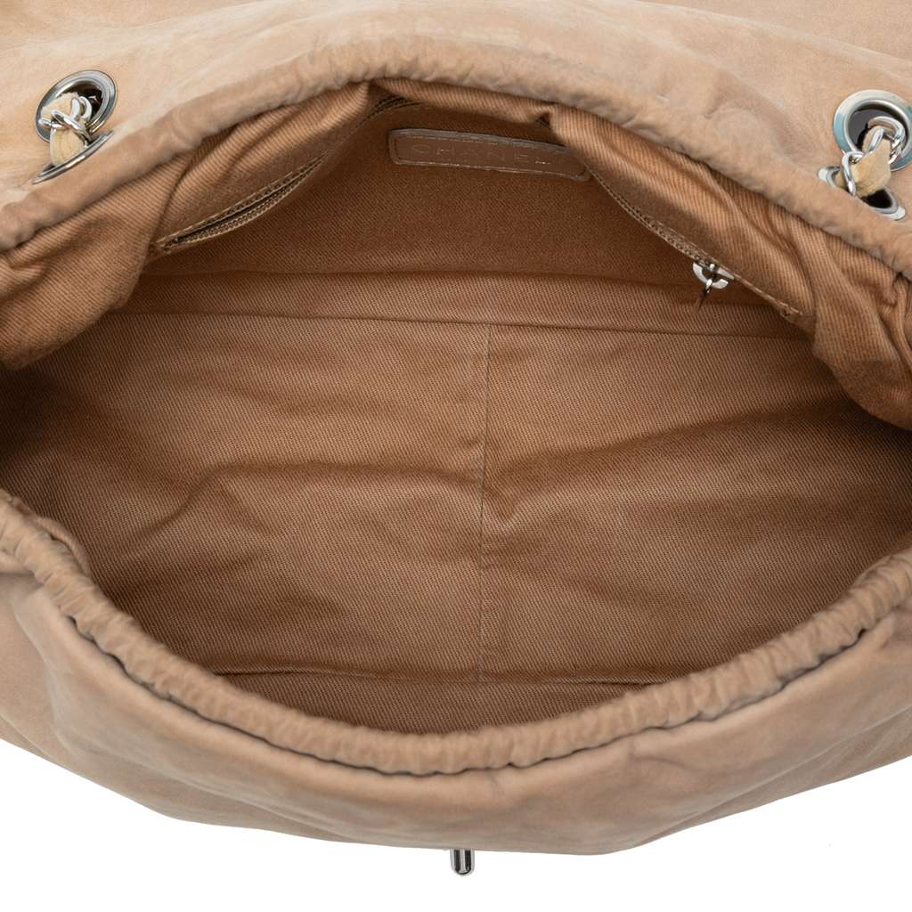 Chanel Perforated Suede Fringe Flap - 4