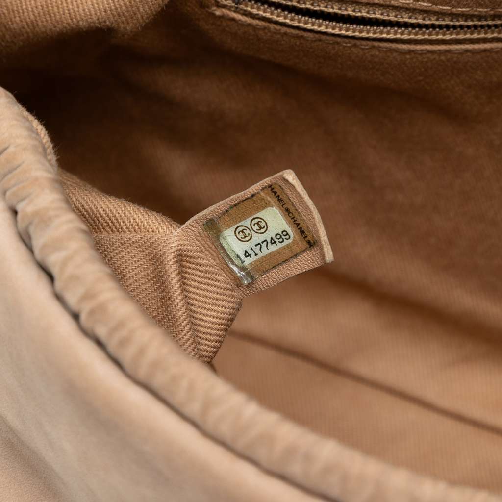 Chanel Perforated Suede Fringe Flap - Detail 1