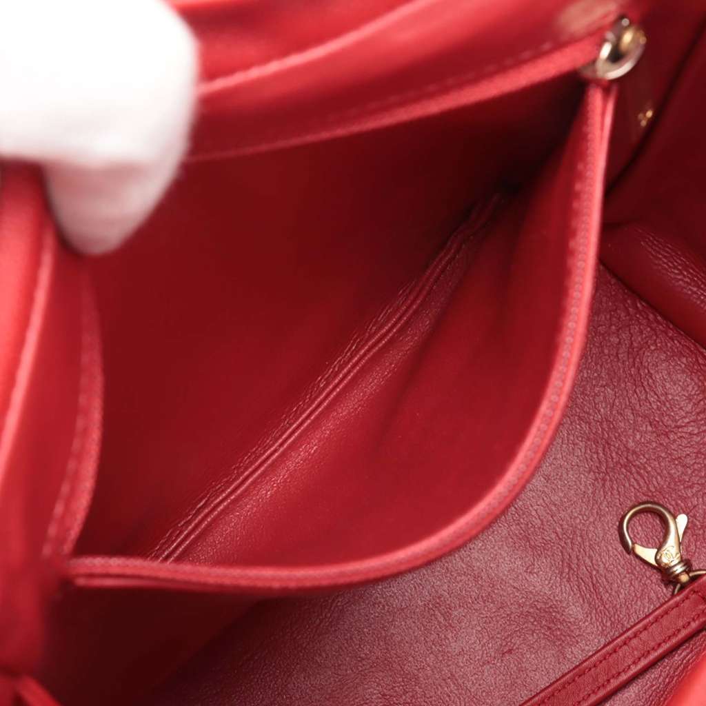 Chanel Quilted Caviar CC Filigree Backpack - Side view