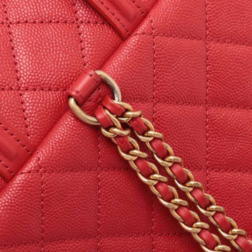 Chanel Quilted Caviar CC Filigree Backpack - Detail 2