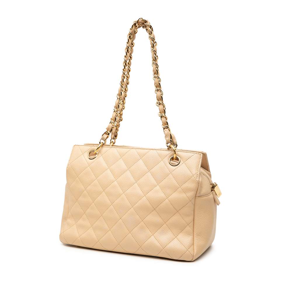 Chanel Petite Caviar Timeless Tote - Back view