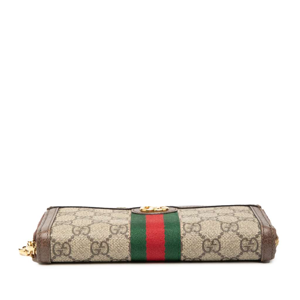 Gucci GG Supreme Ophidia Zip Around Wallet - Image 6