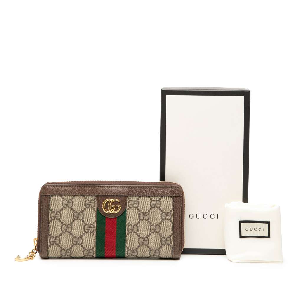 Gucci GG Supreme Ophidia Zip Around Wallet - Detail 2