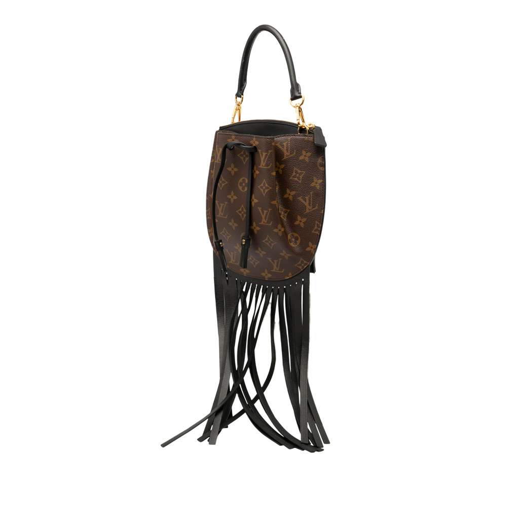 Louis Vuitton Monogram Fringed Noe - Back view