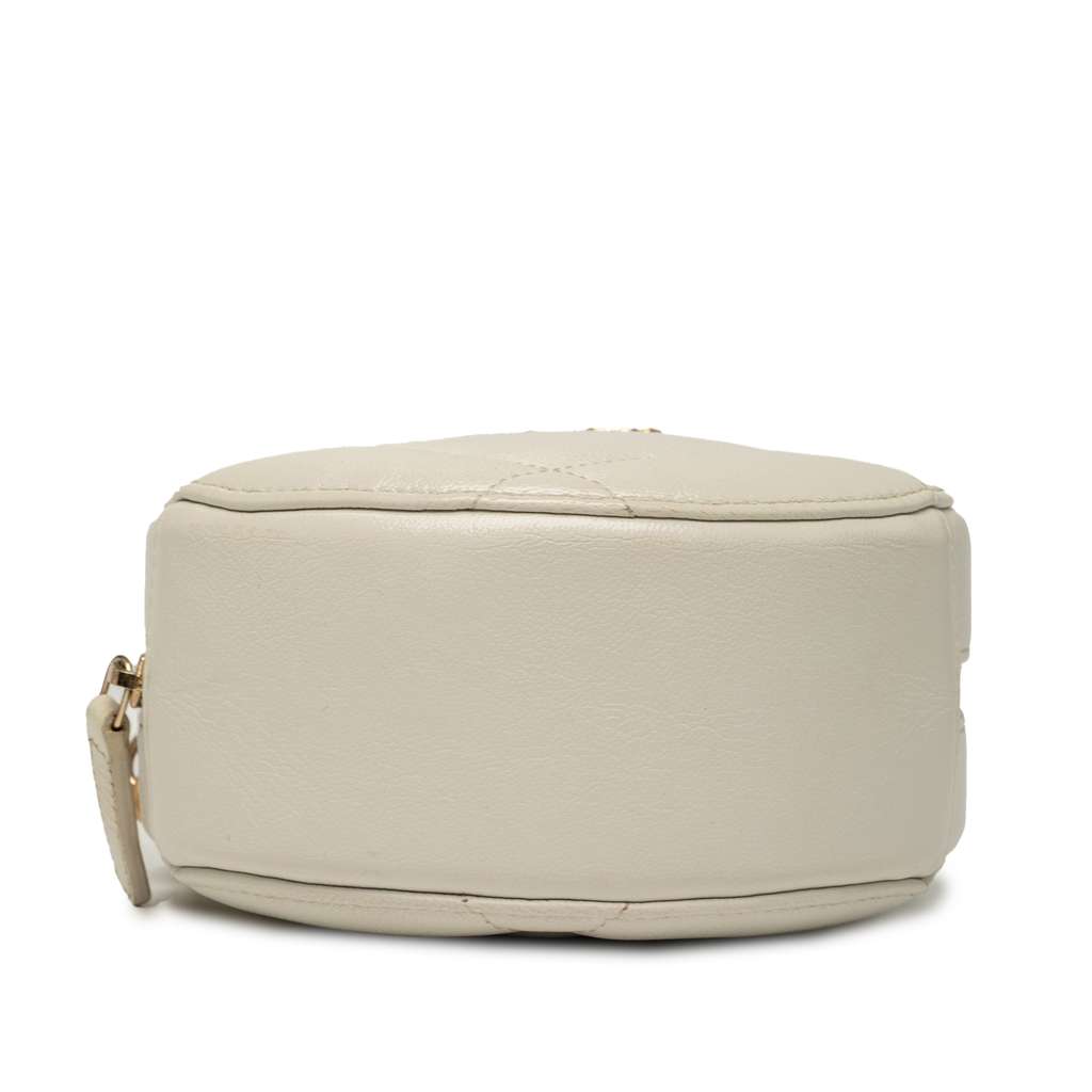 Chanel Quilted Goatskin 19 Round Clutch With Chain - Image 6