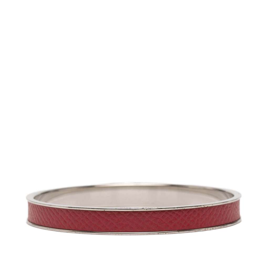 Hermès Palladium Plated Kelly H Lock Bangle - 4