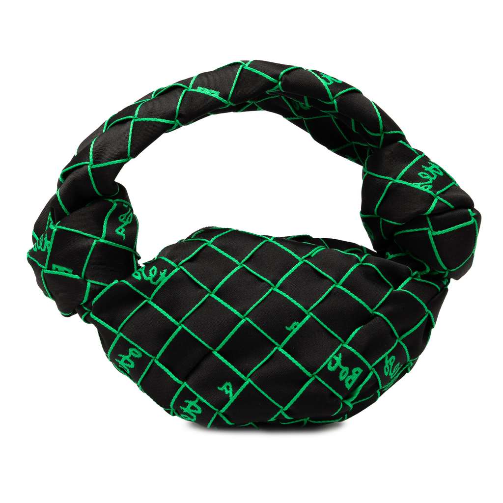 Bottega Veneta Mini Synthetic Fabric Intrecciato Double Knot Bag
