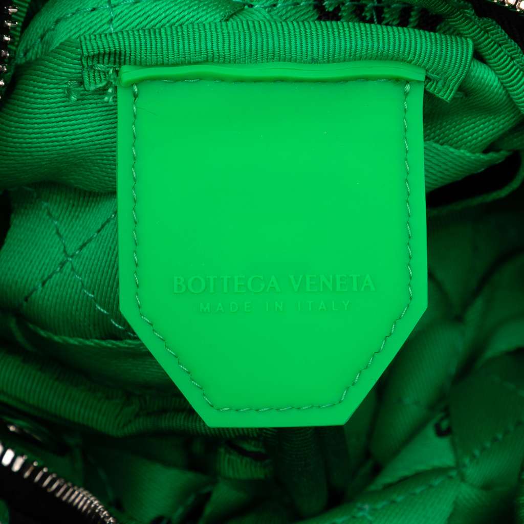 Bottega Veneta Mini Synthetic Fabric Intrecciato Double Knot Bag - Side view