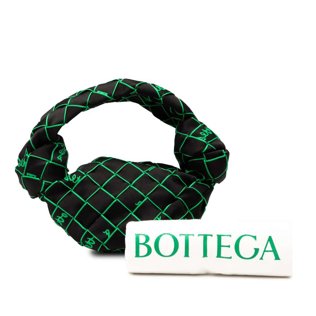 Bottega Veneta Mini Synthetic Fabric Intrecciato Double Knot Bag - Image 10
