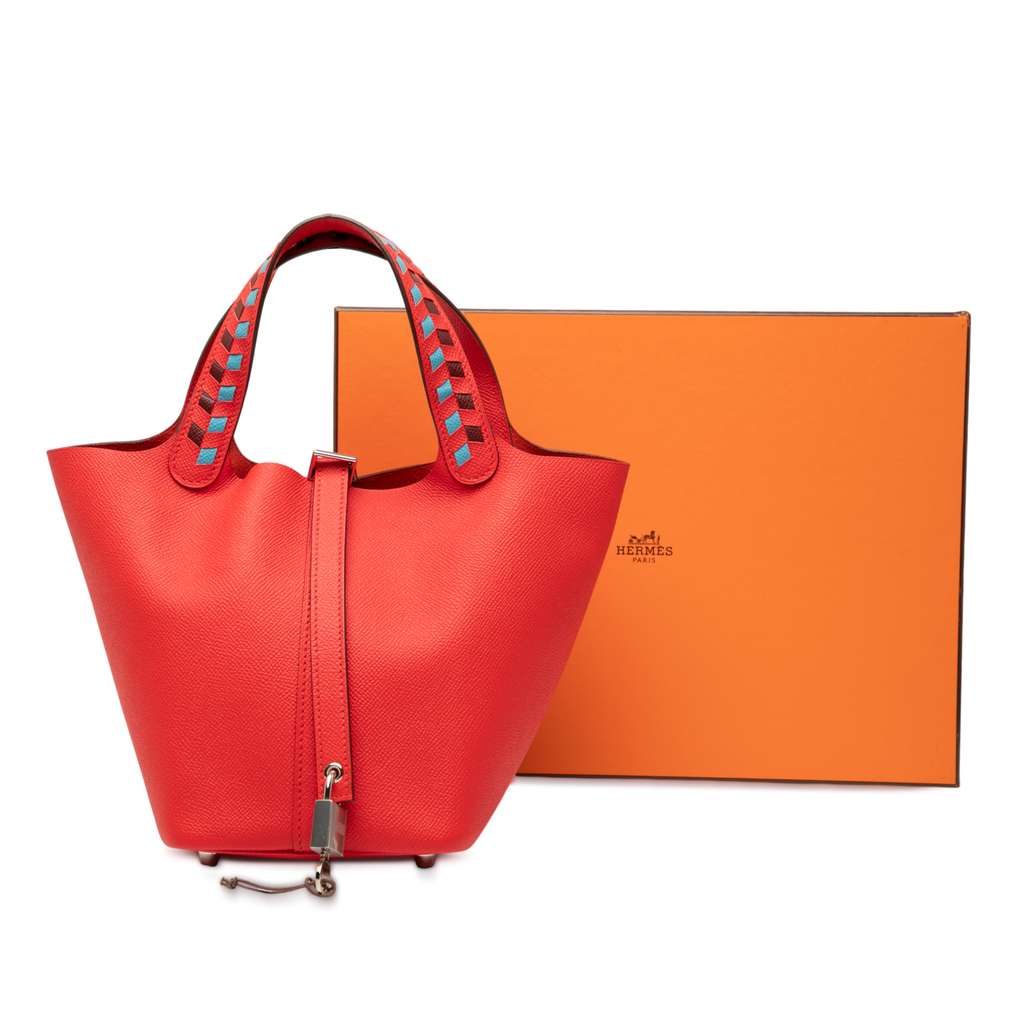 Hermès Epsom Tressage Picotin Lock 18 - Image 10