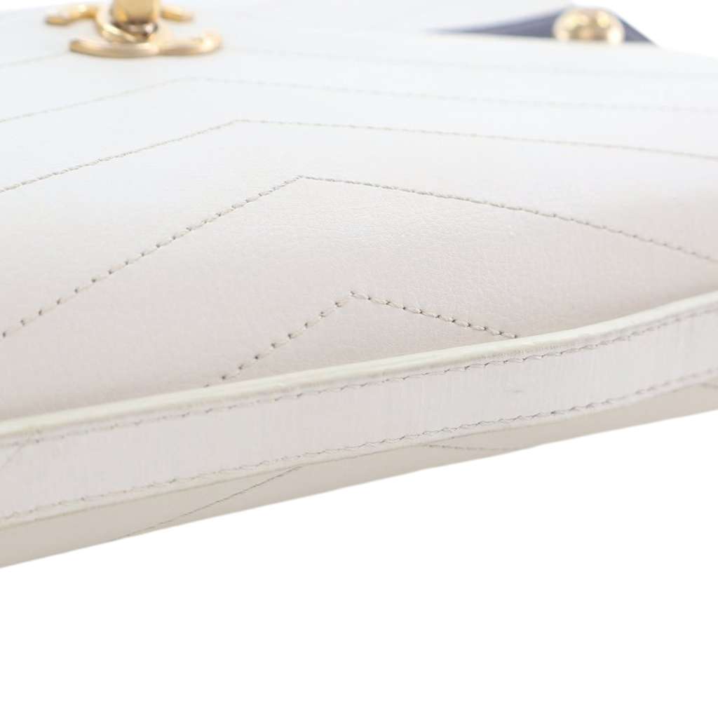 Chanel Medium Chevron Calfskin Casual Trip Flap - Image 14