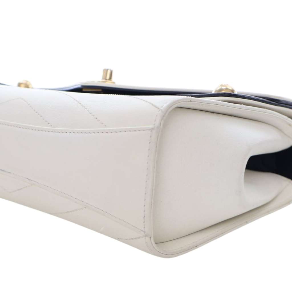 Chanel Medium Chevron Calfskin Casual Trip Flap - Image 11