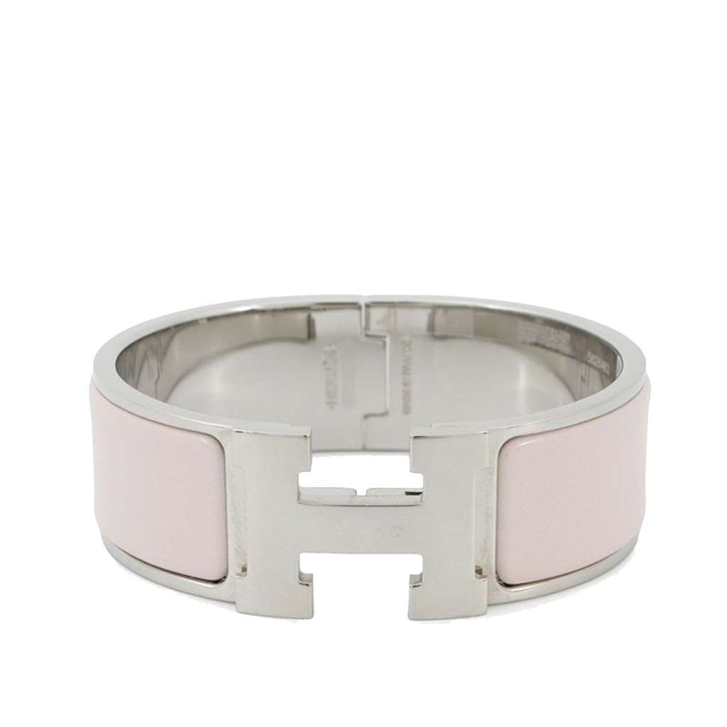 Hermès Wide Enamel Clic Clac H Bracelet PM
