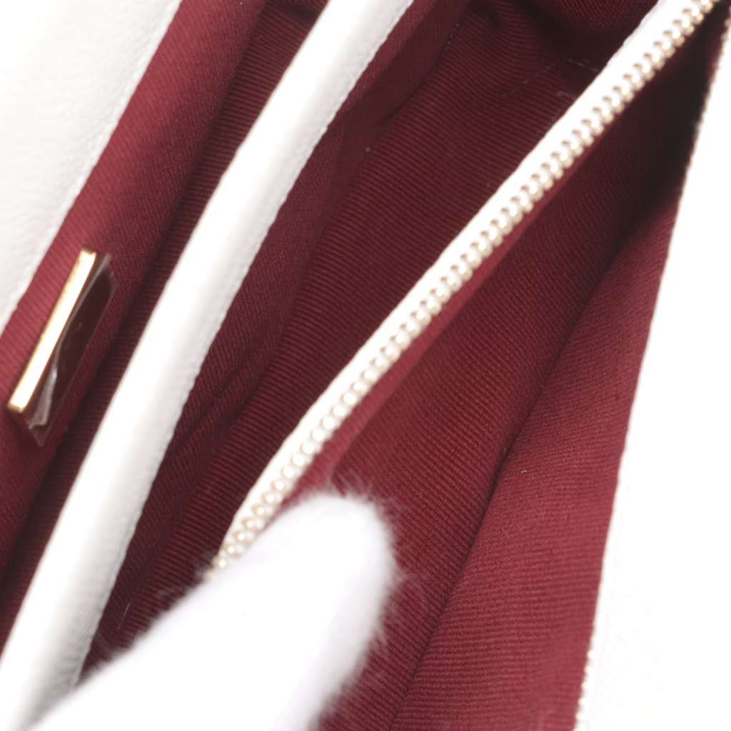 Chanel CC Quilted Caviar Flap Crossbody - Side view