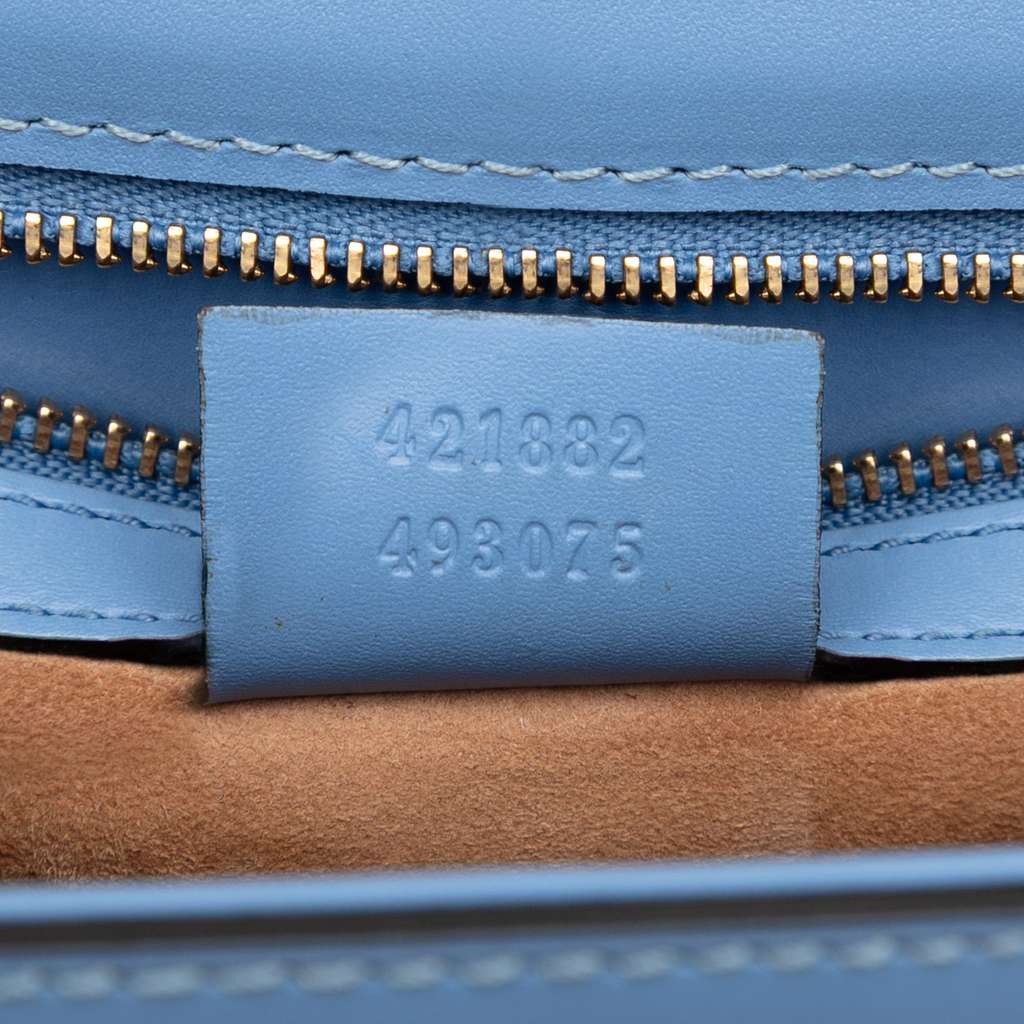 Gucci Small Leather Sylvie Web Satchel - Detail 1