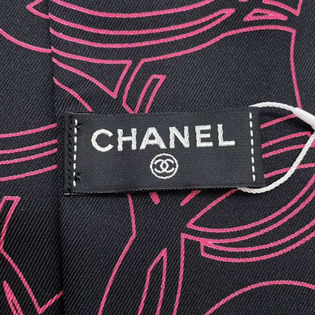 Chanel CC Silk Bandeau Scarf - Detail 2