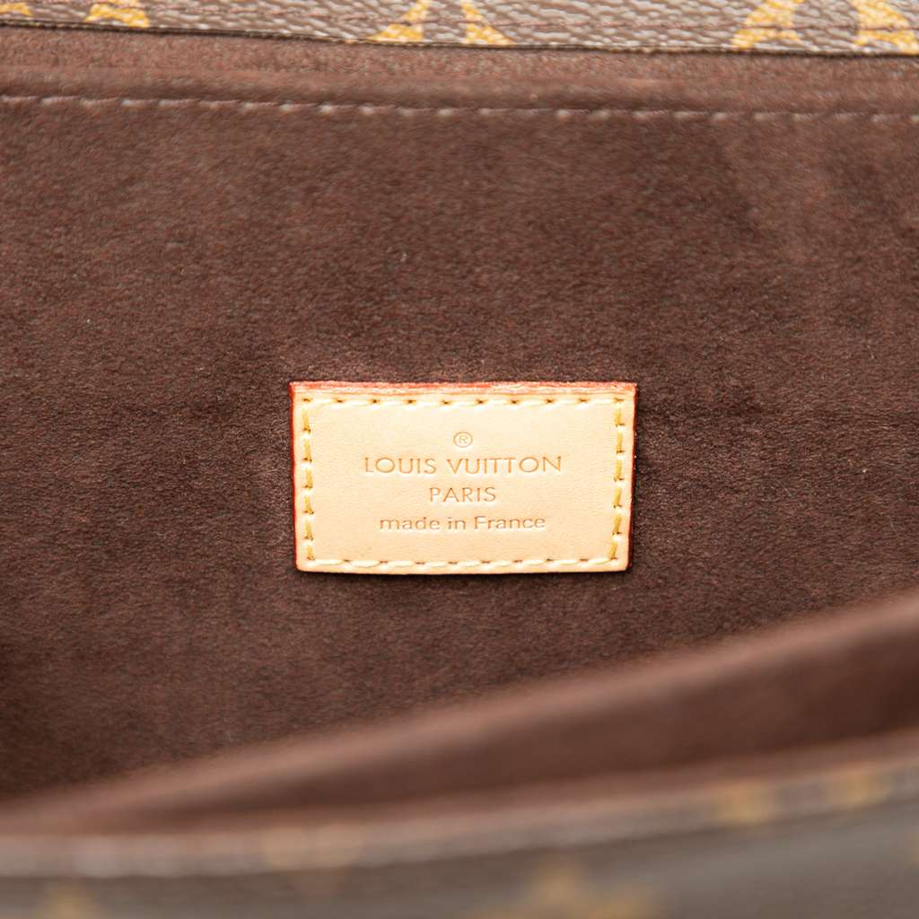 Louis Vuitton Monogram Pochette Metis - Side view