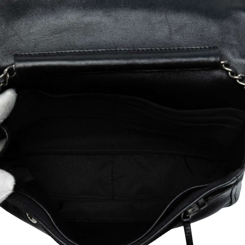 Chanel CC Quilted Lambskin Full Flap Wallet on Chain - 4