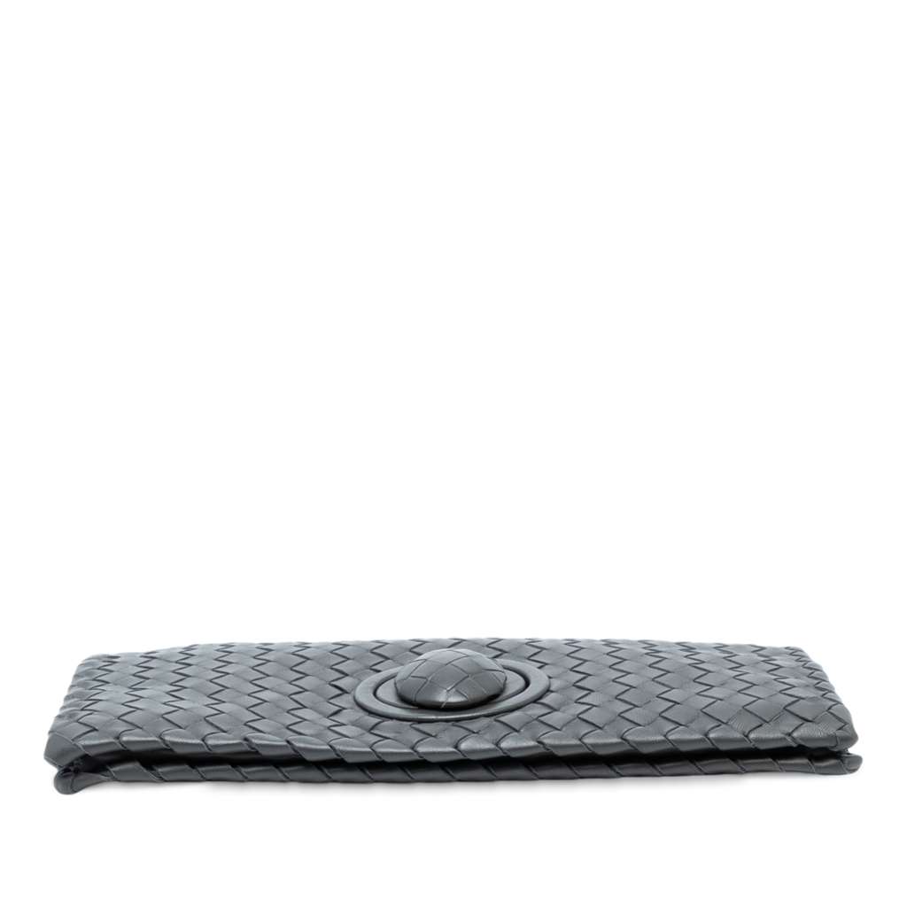 Bottega Veneta Nappa Intrecciato Turn Lock Clutch - Image 6