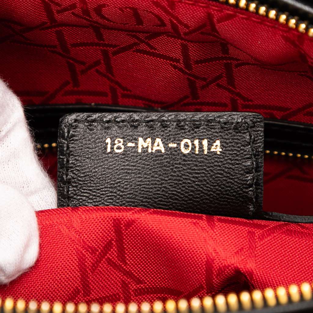 Dior Large Lambskin Cannage Lady Dior - Detail 1
