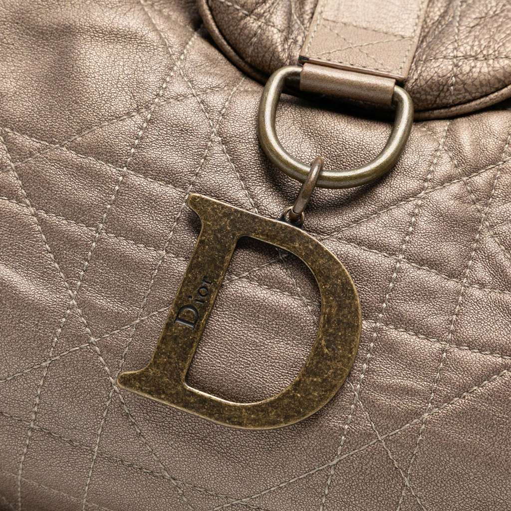 Dior Lambskin Cannage Drawstring Hobo - Detail 1