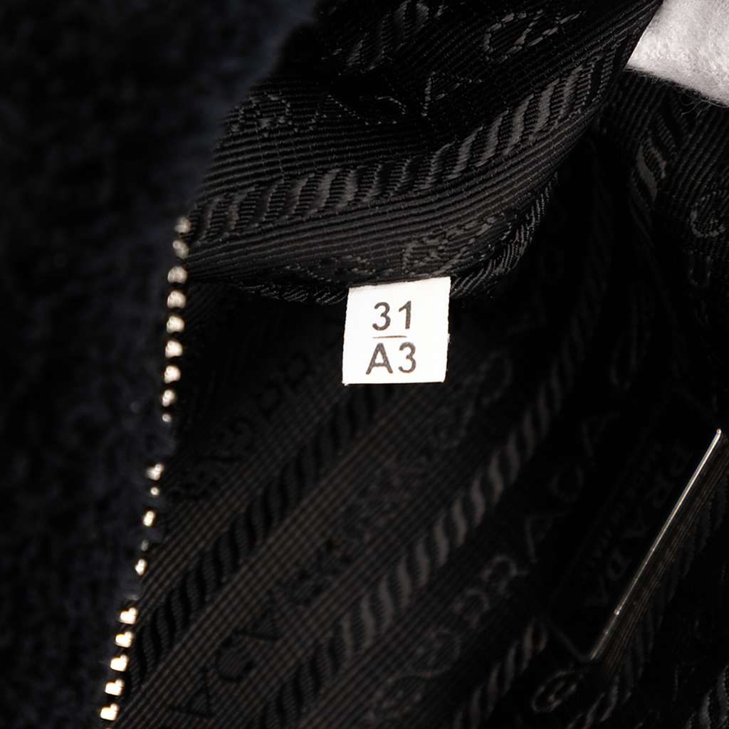 Prada Spugna Terry Cloth Triangle Logo Crossbody - Detail 1