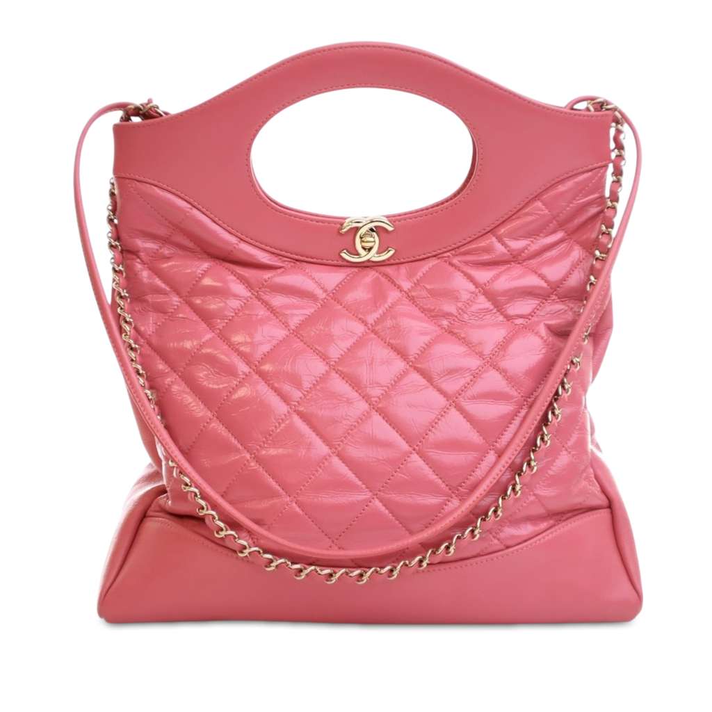 Chanel Small Shiny Aged Calfskin 31 Shopping Bag