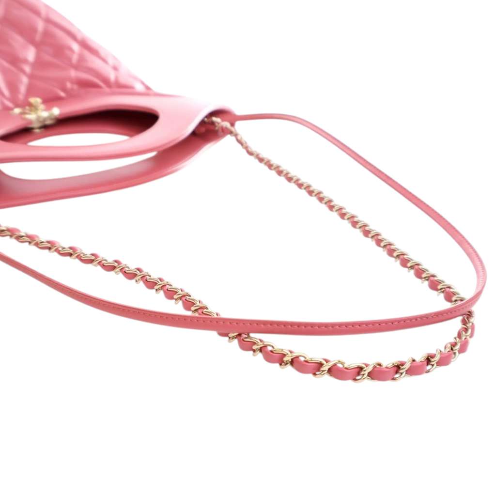 Chanel Small Shiny Aged Calfskin 31 Shopping Bag - Image 12