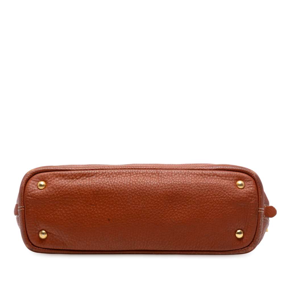 Prada Vitello Daino Side Zip Tote - Image 6