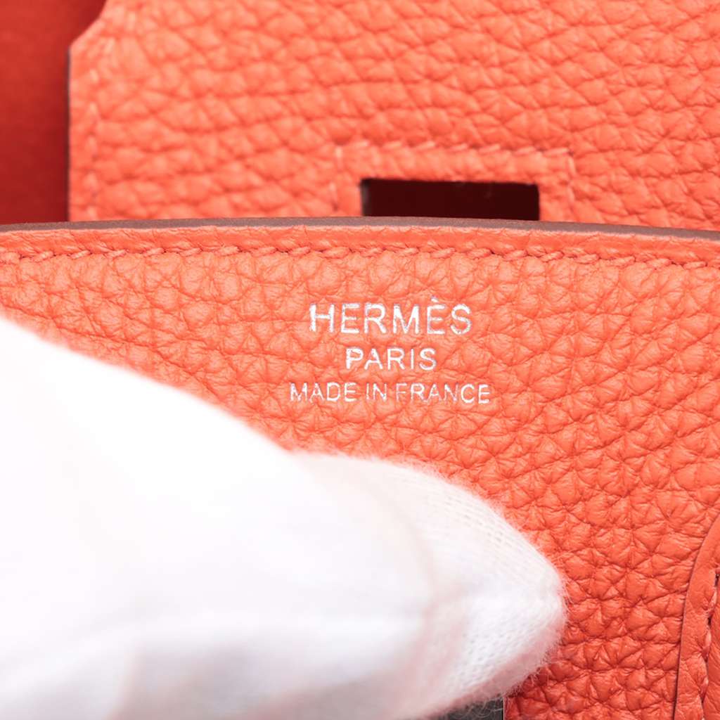 Hermès Togo Birkin Retourne 25 - Detail 1