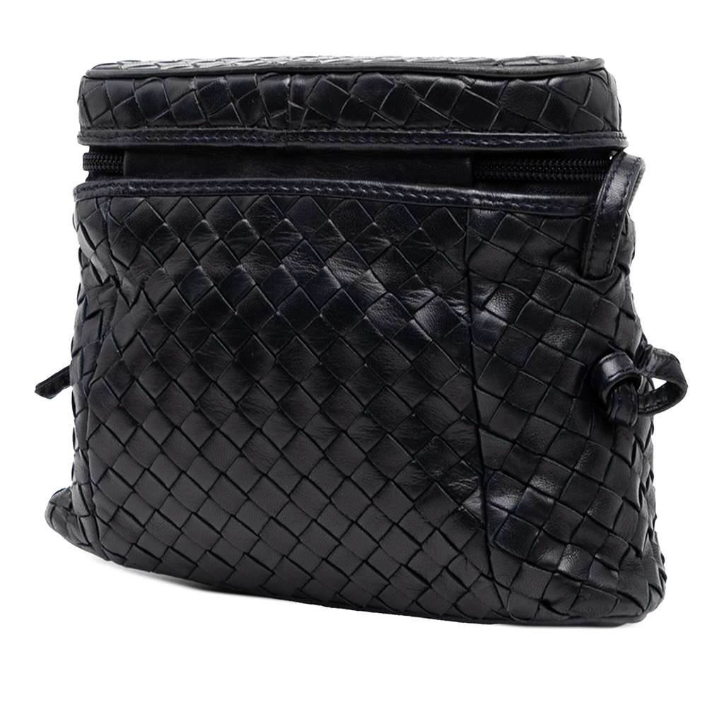 Bottega Veneta Nappa Intrecciato Leather Creel Crossbody - Back view
