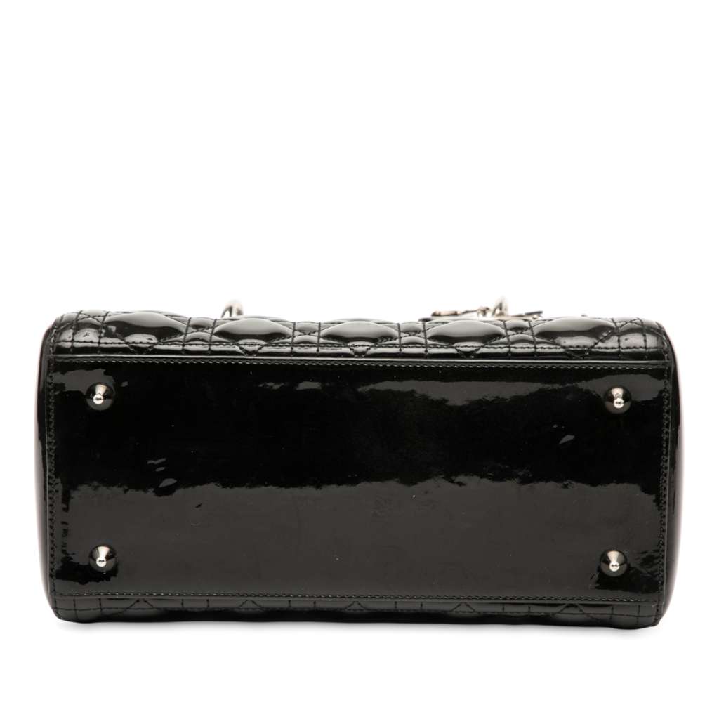 Dior Medium Patent Cannage Lady Dior - Image 6