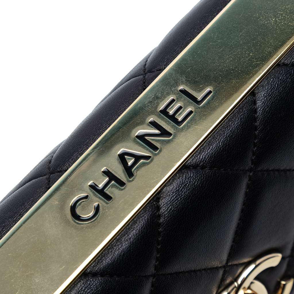 Chanel Medium Quilted Lambskin Trendy CC Flap - Side view
