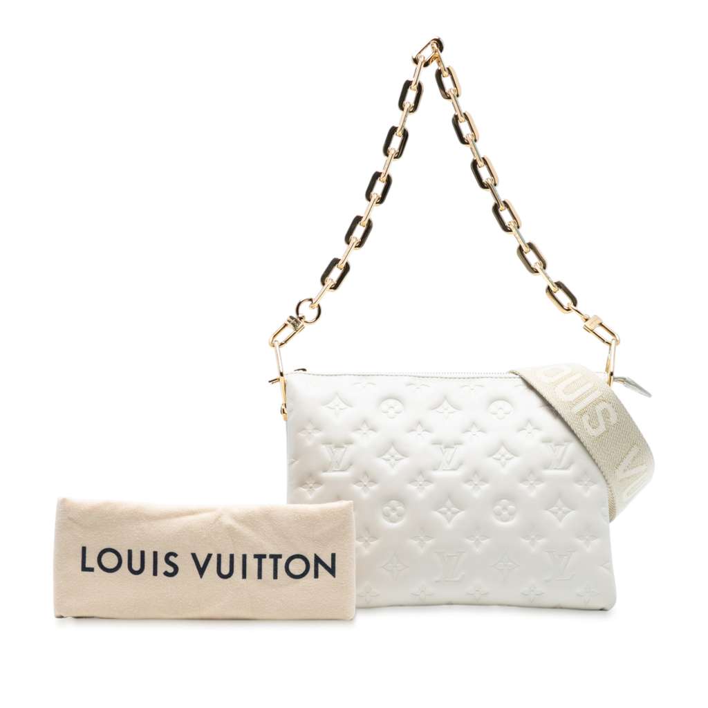 Louis Vuitton Monogram Embossed Puffy Lambskin Coussin PM - Detail 2