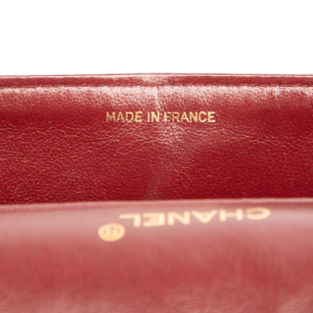 Chanel Medium Tall Classic Lambskin Double Flap - Detail 1