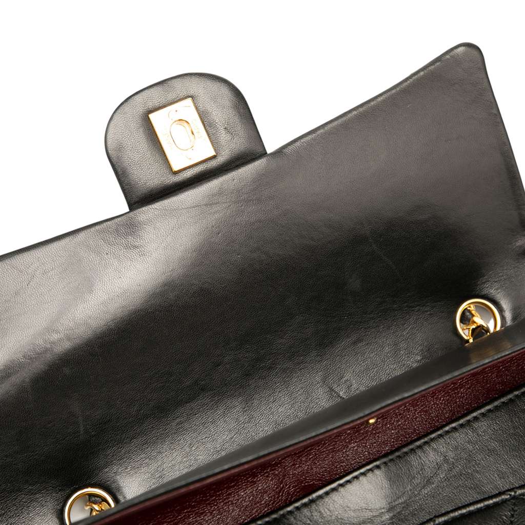 Chanel Medium Tall Classic Lambskin Double Flap - Image 10